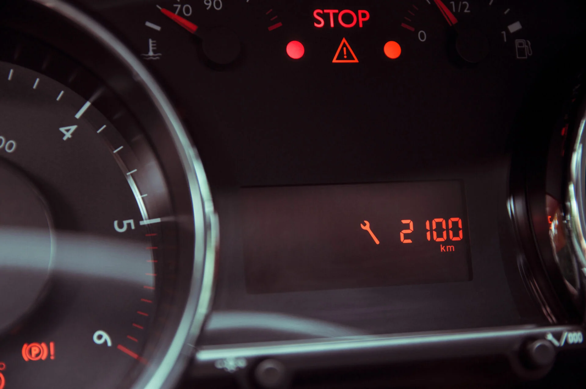 Wrench light on dashboard